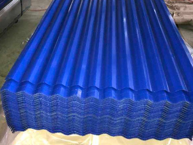 瓦楞板（藍色）